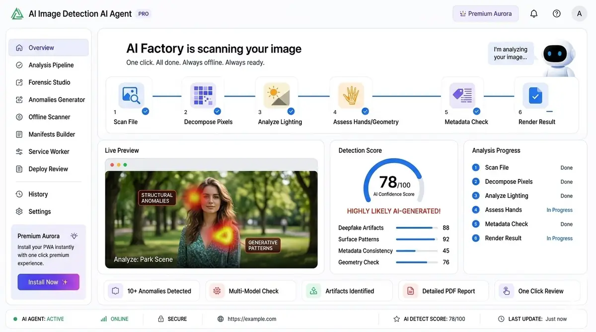 AI Persian recipe assistant dashboard example